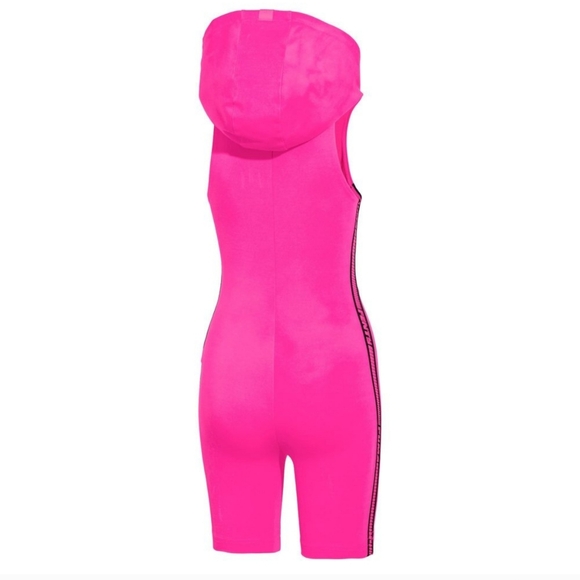 Pink Puma x Fenty by Rihanna Hooded Zip Front Leotard - Picture 7 of 8